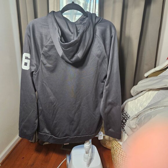 Nike NXT Lacrosse Dri-Fit Hoodie Charcoal Gray Size M - Picture 8 of 8